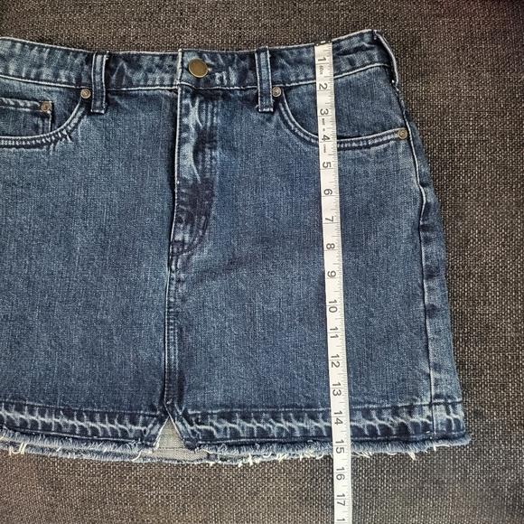 Free People Blue Mini Skirt Casual. - Picture 6 of 12